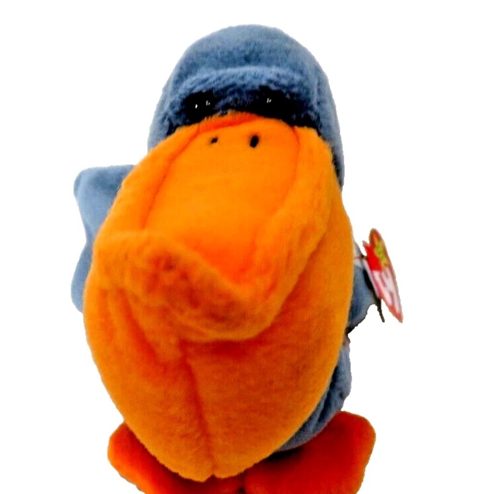 Ty Original Beanie Babies Scoop The Pelican 1996 Very Good Condition-Tag Errors